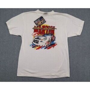 Vintage Mark Martin NASCAR T-Shirt Youth M (10-12) NWT Rock Solid Racing